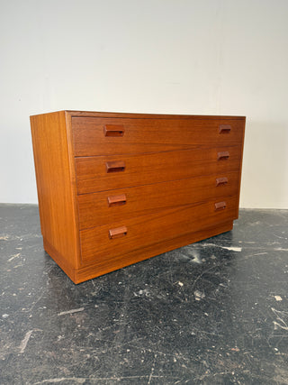 Børge Mogensen 4-Drawer Teak Dresser, Circa 1950's