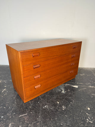 Børge Mogensen 4-Drawer Teak Dresser, Circa 1950's