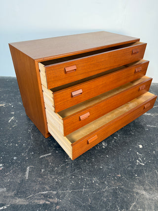 Børge Mogensen 4-Drawer Teak Dresser, Circa 1950's