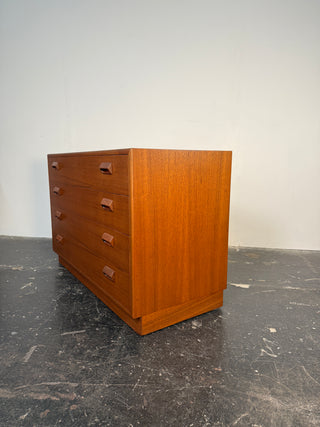 Børge Mogensen 4-Drawer Teak Dresser, Circa 1950's