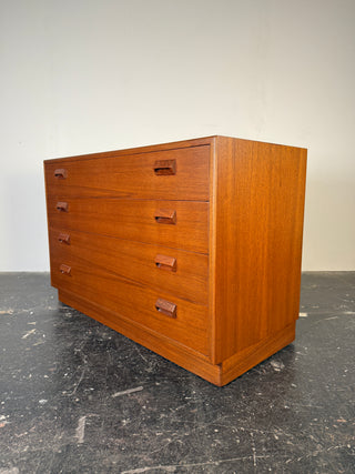 Børge Mogensen 4-Drawer Teak Dresser, Circa 1950's