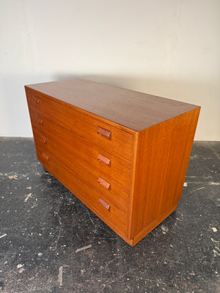 Børge Mogensen 4-Drawer Teak Dresser, Circa 1950's