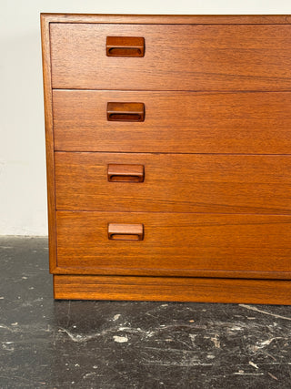 Børge Mogensen 4-Drawer Teak Dresser, Circa 1950's
