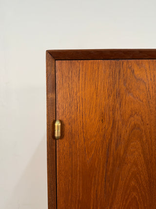 Solid Teak Cabinet by Peter Hvidt & Orla Mølgaard Nielsen for Søborg, 1960s