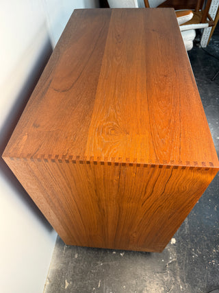 Solid Teak Cabinet by Peter Hvidt & Orla Mølgaard Nielsen for Søborg, 1960s