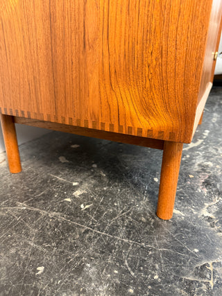 Solid Teak Cabinet by Peter Hvidt & Orla Mølgaard Nielsen for Søborg, 1960s