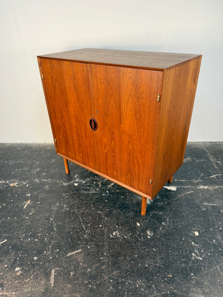 Solid Teak Cabinet by Peter Hvidt & Orla Mølgaard Nielsen for Søborg, 1960s