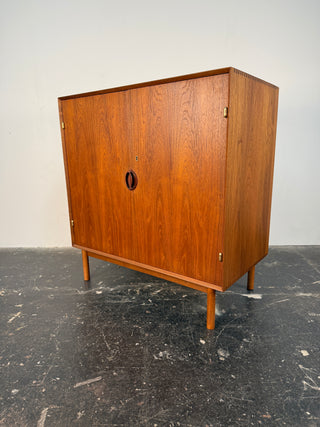 Solid Teak Cabinet by Peter Hvidt & Orla Mølgaard Nielsen for Søborg, 1960s