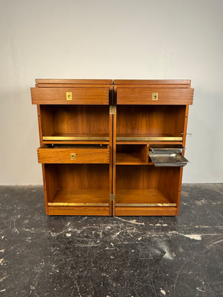 Danish Teak Captains Bar by Reno Wahl Iversen for Dyrlund, 1960s