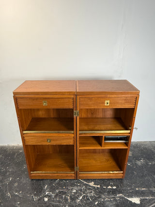 Danish Teak Captains Bar by Reno Wahl Iversen for Dyrlund, 1960s