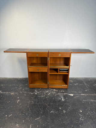 Danish Teak Captains Bar by Reno Wahl Iversen for Dyrlund, 1960s