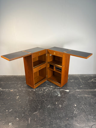 Danish Teak Captains Bar by Reno Wahl Iversen for Dyrlund, 1960s