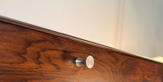 George Nelson Thin Edge “Apple Core” Drawer Pull – Solid Aluminum