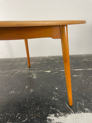 Heart Dining Table and Chairs by Hans Wegner for Fritz Hansen in Beech and Teak