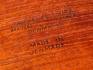 Hans J. Wegner Solid Teak Coffee Table Model AT-10 For Andreas Tuck