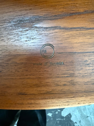 Peter Hvidt and Orla Mølgaard-Nielsen Round Solid Teak Coffee Table  Denmark, 1950s