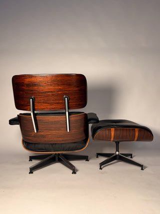 3rd Generation Eames Lounge Chair and Ottoman 670/671 in Rosewood