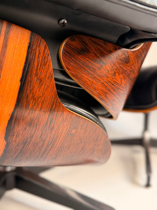 3rd Generation Eames Lounge Chair and Ottoman 670/671 in Rosewood
