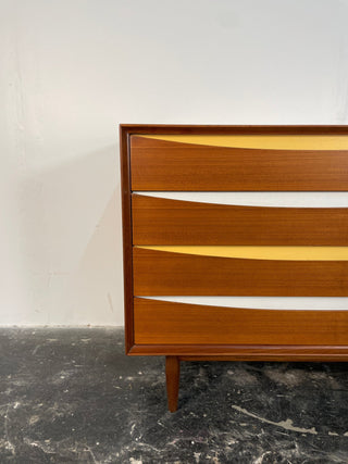 Arne Vodder Triennale 4 Drawer Dresser For Sibast