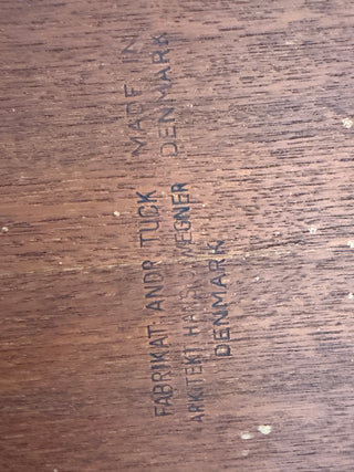 Hans Wegner AT-304 “Sabre Leg” Dining Table for Andreas Tuck, Denmark, 1950s