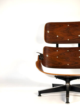 2nd Generation Rosewood Eames Lounge Chair 670/671 by Herman Miller