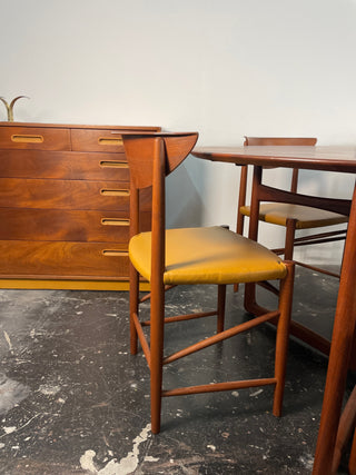 Peter Hvidt & Orla Molgaard-Nielsen Drop Leaf Dining Table in Solid Teak