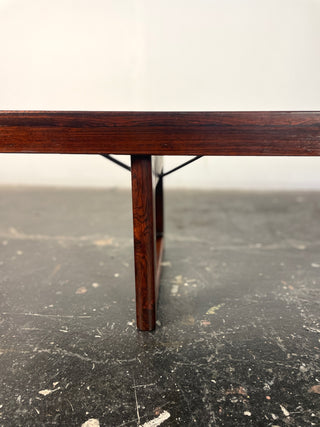 Torbjørn Afdal Extra Long Rosewood Krobo Bench – Iconic Mid-Century Modern Design from Norway, 1960s