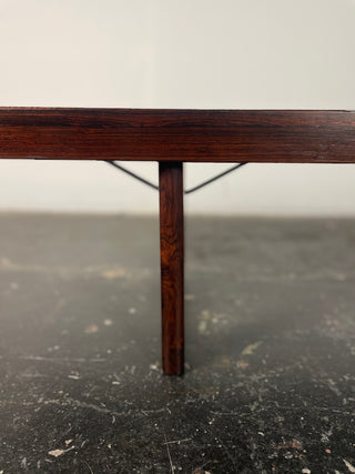 Torbjørn Afdal Extra Long Rosewood Krobo Bench – Iconic Mid-Century Modern Design from Norway, 1960s