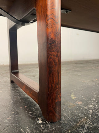 Torbjørn Afdal Extra Long Rosewood Krobo Bench – Iconic Mid-Century Modern Design from Norway, 1960s