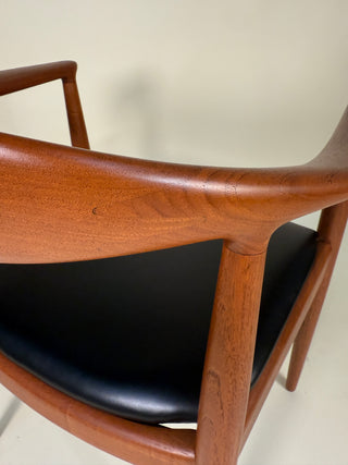 Set of 4 Round Chairs by Hans J. Wegner for Johannes Hansen – Denmark, 1950