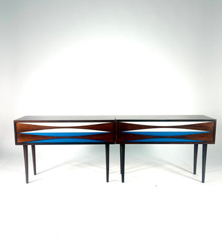 Pair of Nightsands by Niels Clausen in Rosewood, Circa 1960's