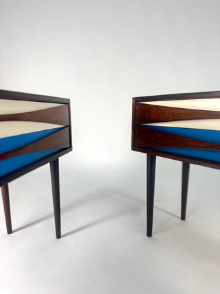 Pair of Nightsands by Niels Clausen in Rosewood, Circa 1960's