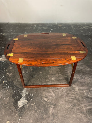 Bar tray table Svend Langkilde  in Rosewood for Illums Bolighus in Denmark