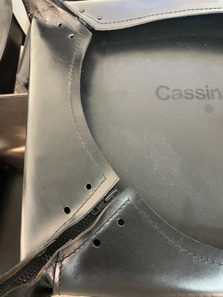 Set of Six Mario Bellini Cab Dining Armchairs for Cassina