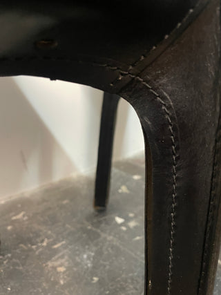 Set of Six Mario Bellini Cab Dining Armchairs for Cassina