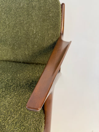 Poul Jensen “Z Chair” with Ottoman, Denmark Circa 1950's