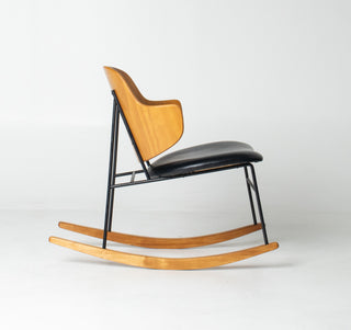 Ib Kofod Larsen Penguin Rocking Chair