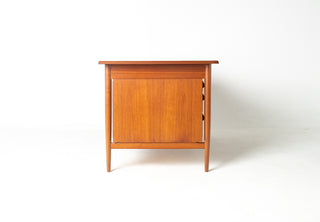 Ib Kofod Larsen Danish Modern Teak Executive Desk