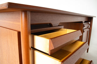 Ib Kofod Larsen Danish Modern Teak Executive Desk