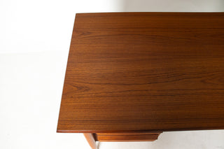 Ib Kofod Larsen Danish Modern Teak Executive Desk