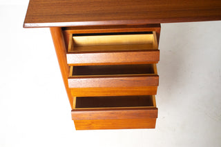 Ib Kofod Larsen Danish Modern Teak Executive Desk