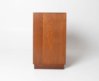 Peter Hvidt and Orla Mølgaard-Nielsen Round Solid Teak Vanity and Dresser