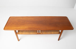 Hans J. Wegner Solid Teak Coffee Table Model AT-10 For Andreas Tuck