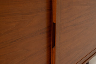 George Nakashima Studio Craft Credenza — Solid American Walnut, Live-Edge Top