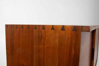 George Nakashima Studio Craft Credenza — Solid American Walnut, Live-Edge Top
