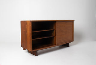 George Nakashima Studio Craft Credenza — Solid American Walnut, Live-Edge Top