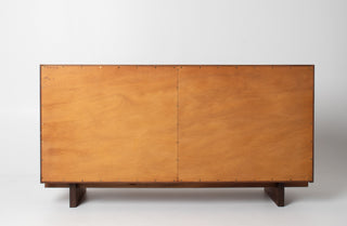 George Nakashima Studio Craft Credenza — Solid American Walnut, Live-Edge Top