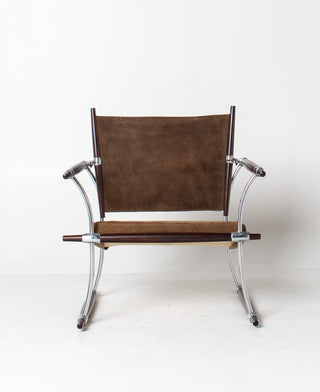 Stokke Rosewood & Suede Lounge Chair by Jens H. Quistgaard for Nissen Langaa