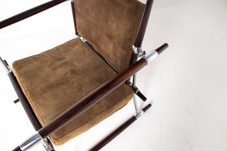Stokke Rosewood & Suede Lounge Chair by Jens H. Quistgaard for Nissen Langaa