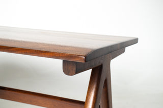 Jim Sweeney Soid Walnut Desk, California Studio Craft